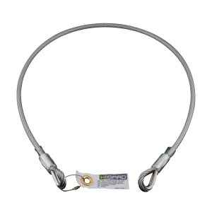 Élingue d’ancrage en câble d’acier recouvert de PVC, diamètre de 3/8 poHiigard