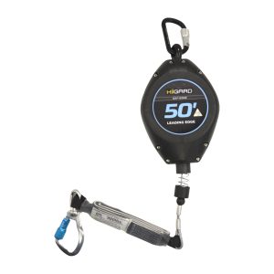Ligne de Vie Rétractable 50’ a rebord tranchant a câble en Acier SAF-EDGE de Hii-GARD